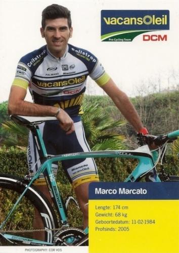 2012 Vacansoleil - DCM #NNO Marco Marcato Front